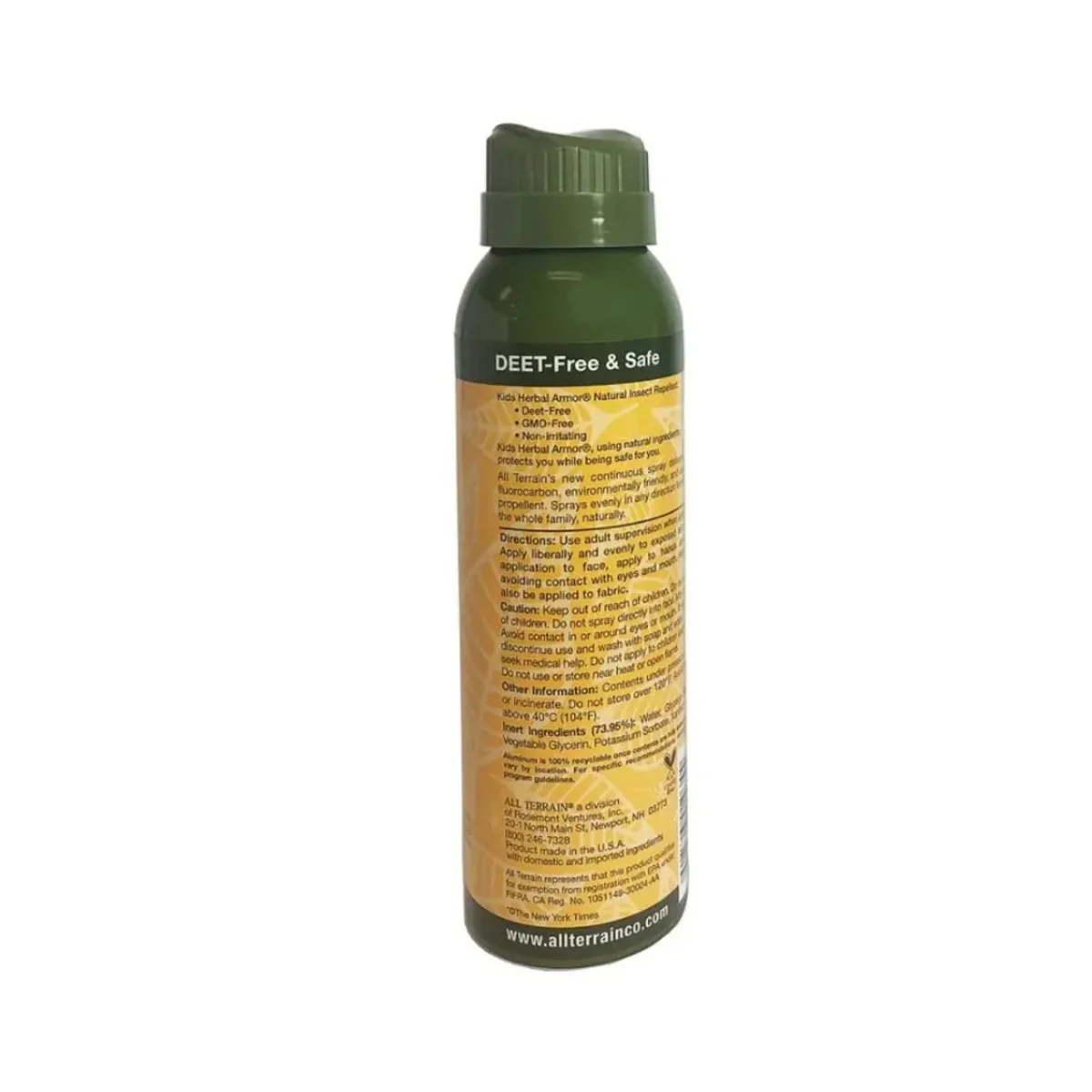 All Terrain All-Natural Insect Repellent Kid's Herbal Armor Continuous Spray 3 fl oz - Image 2