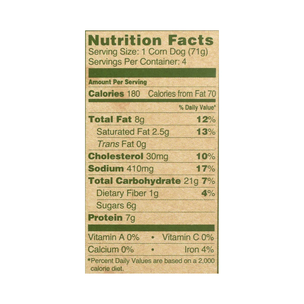 Applegate Naturals Frozen Uncured Beef Corn Dogs GF 10oz - Image 2