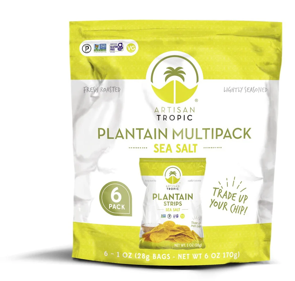 Artisan Tropic Plantain Strips: Sea Salt 6c