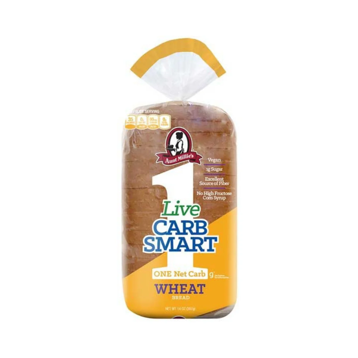 Aunt Millie's Bakehouse Live Carb Smart Wheat Bread 14oz