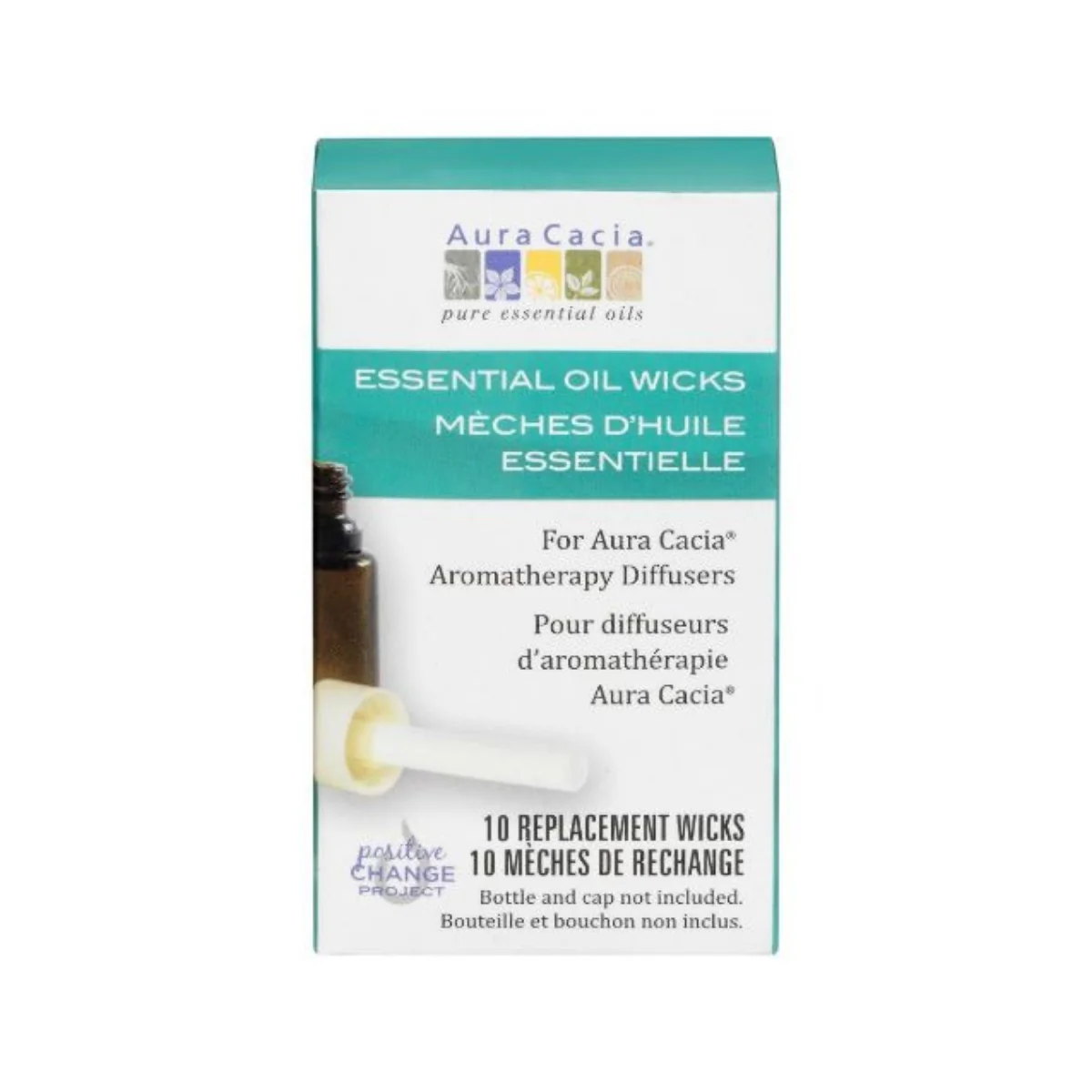 Aura Cacia Essential Oil Wick Diffuser Replacement Stick 10c