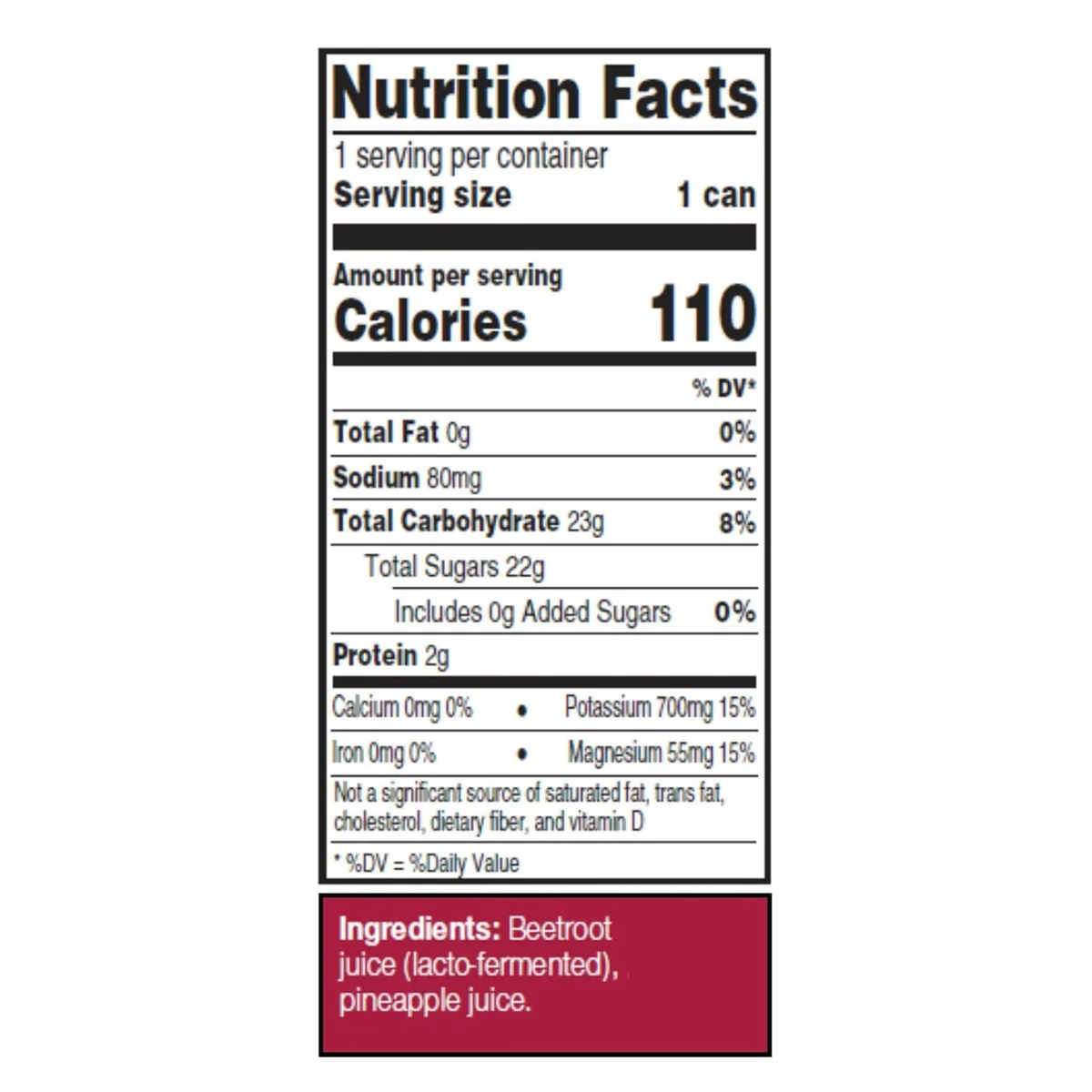 Beet Performer  Juice Beet 8.4 FL.oz - Image 2