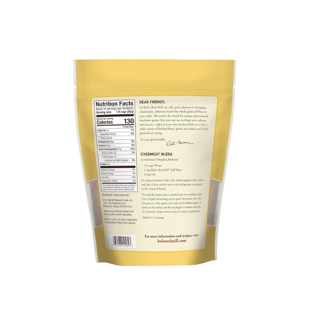 BOBS Flour Teff GF 24oz - Image 2