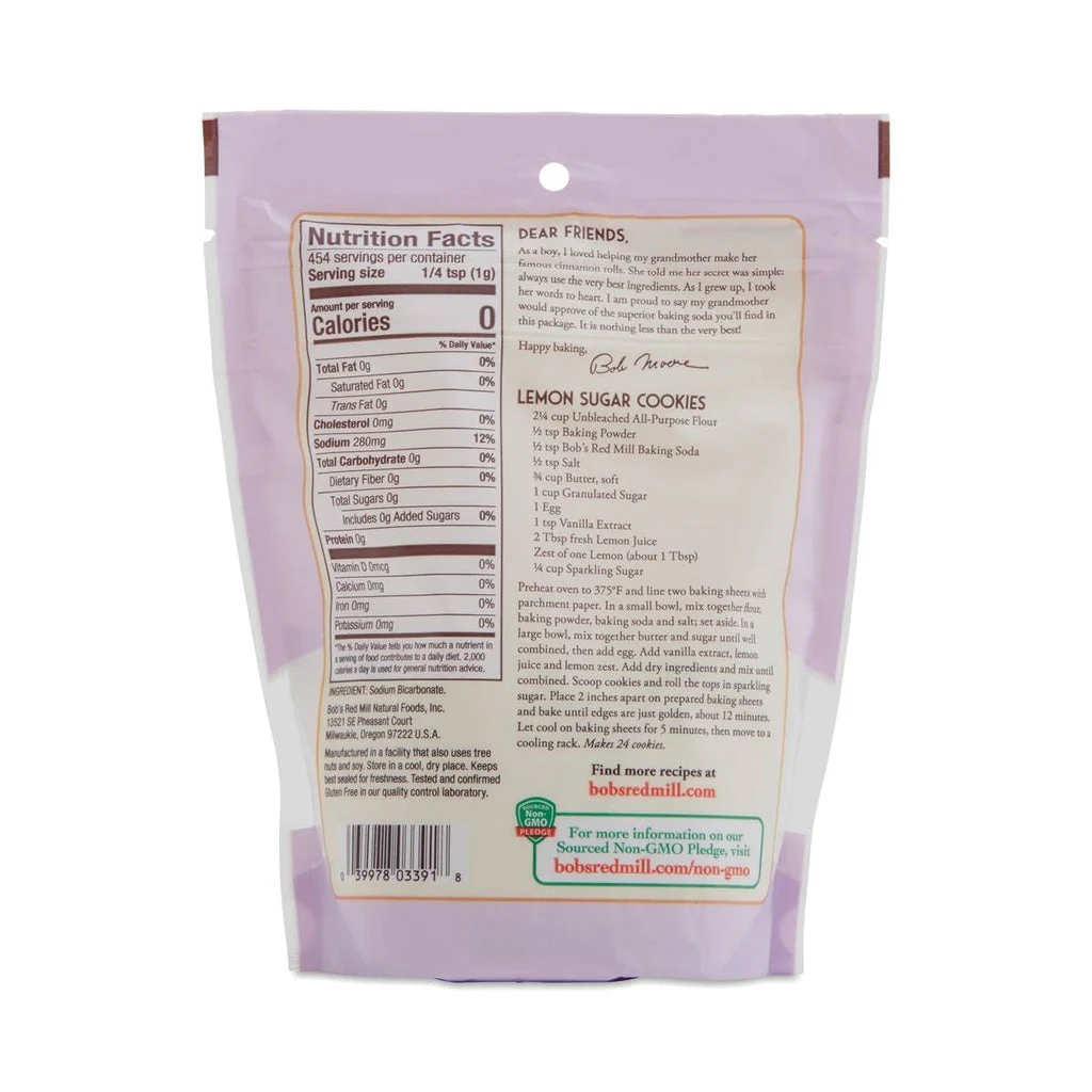 Bob's Red Mill Baking Soda 16oz - Image 2