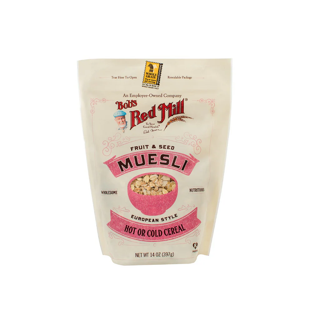 Bob's Red Mill Cereal Muesli Fruit Seed 14oz