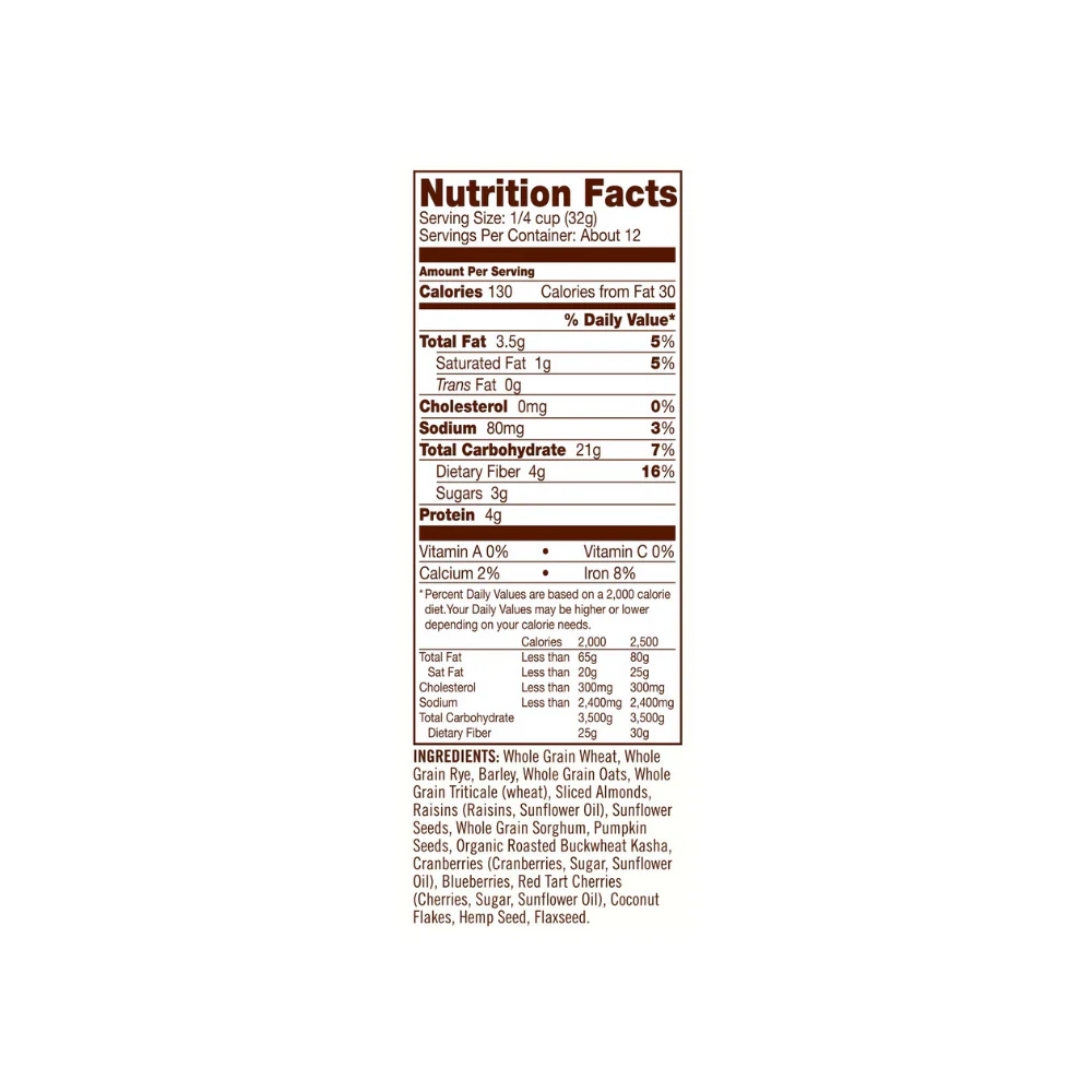 Bob's Red Mill Cereal Muesli Fruit Seed 14oz - Image 2