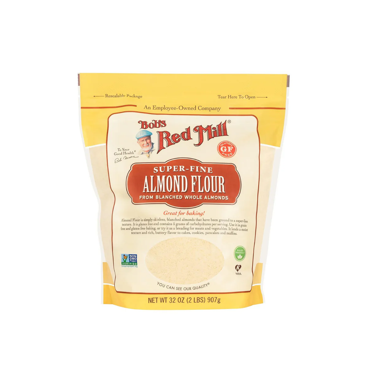 Bob's Red Mill Flour Almond Meal Blanched GF 32oz - Image 3