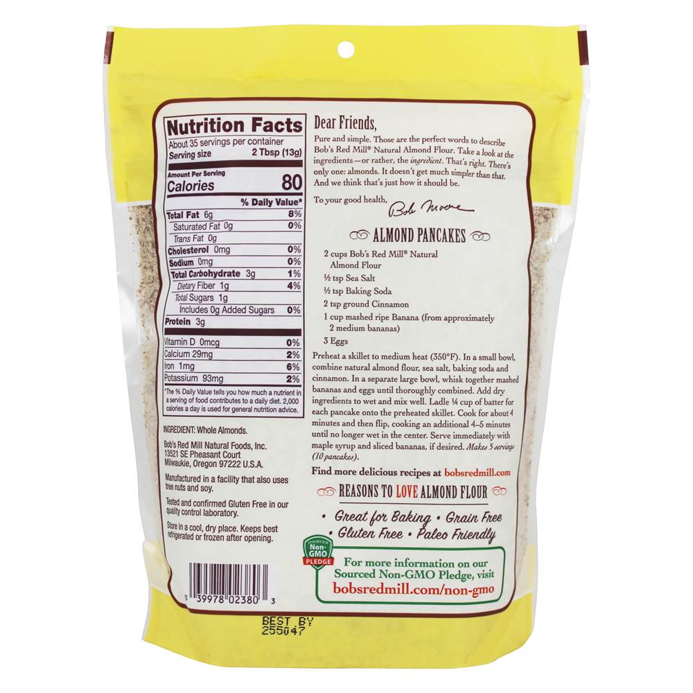 Bob's Red Mill Super-Fine Almond Flour 16oz - Image 2