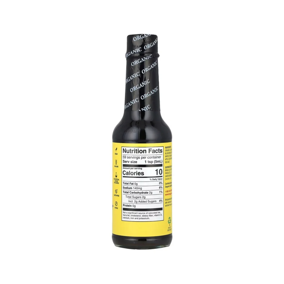 Bragg Organic Coconut Liquid Aminos 10oz - Image 2