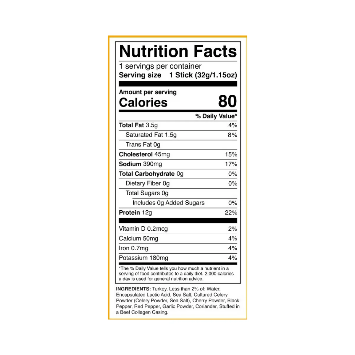 Chomps Original Turkey Sticks 1.15oz - Image 2