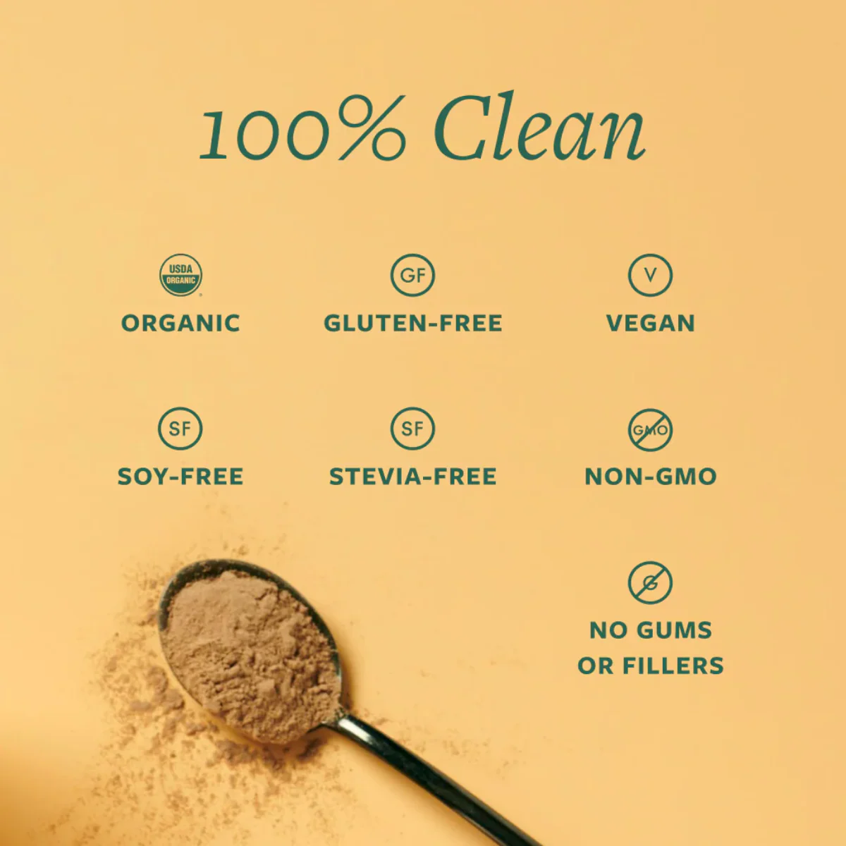 CLEAN Probiotic Protein Powder Unflavor 21.16oz - Image 3
