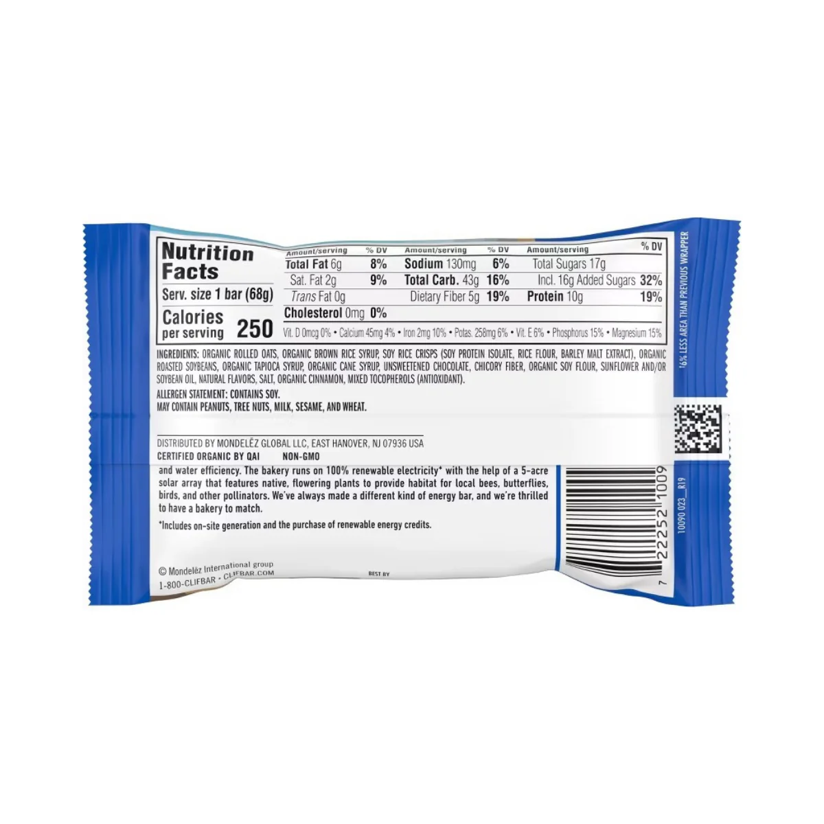 Clif Bar Chocolate Chip Energy Bars - Image 2