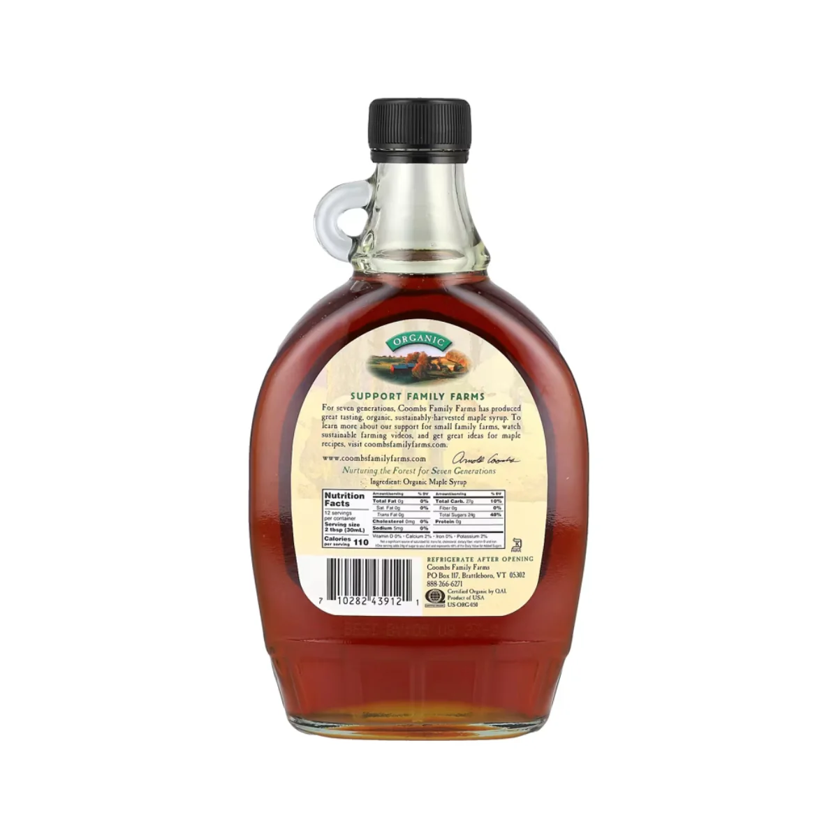 Coombs Family Farms Organic Maple Syrup 12fl oz - Image 2
