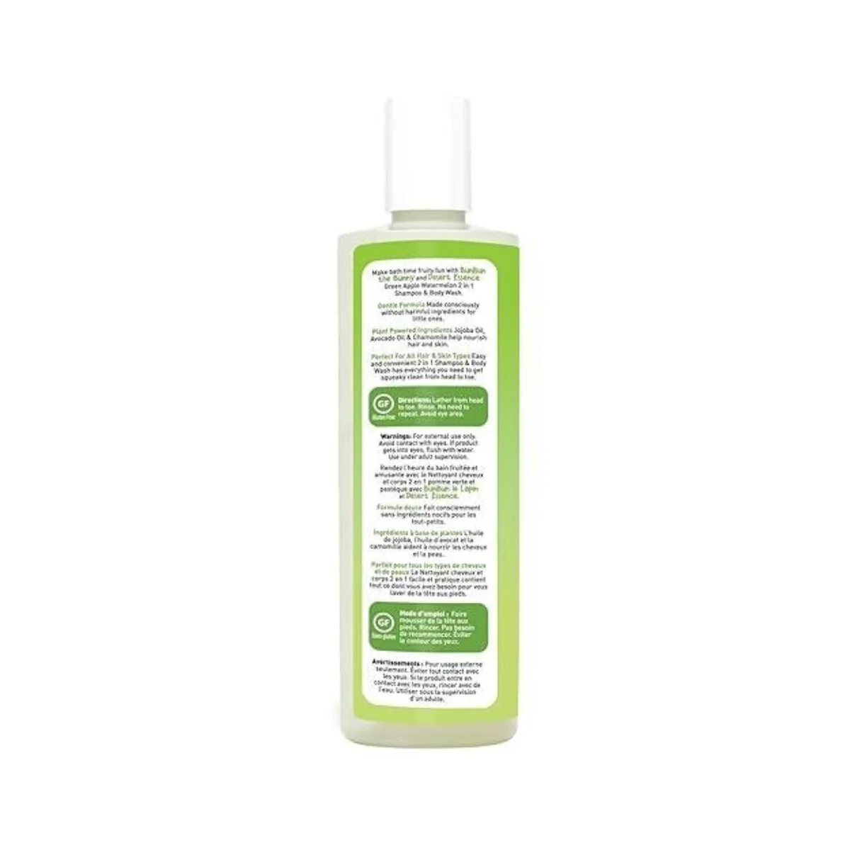 Desert Essence Kids 2-in-1 Shampoo Body Wash GF 12.0 fl oz - Image 2