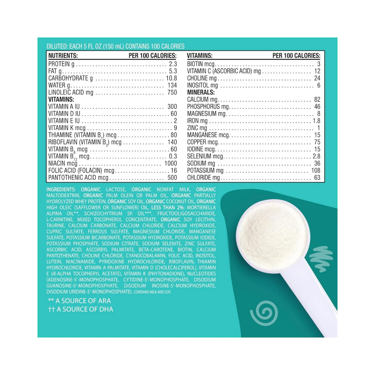 Earth's Best Organic Gentle Infant Formula with Iron Milk 21oz - Image 2