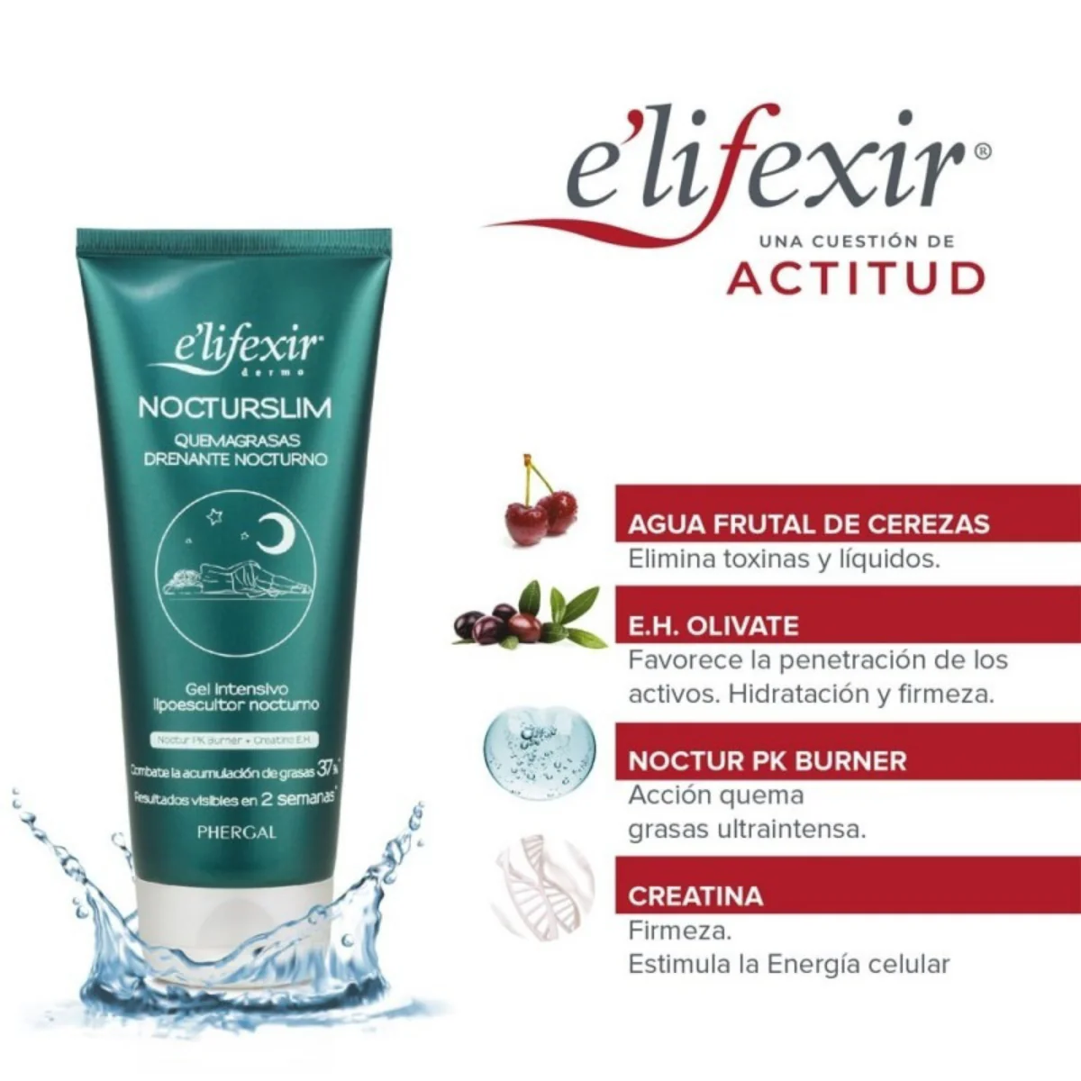 Elifexir Nocturslim Gel Reductor Intensivo 200 ml - Image 2
