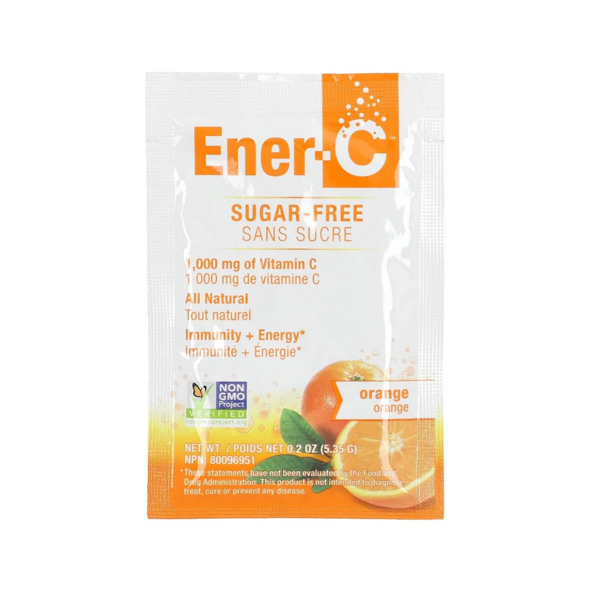 Ener-C Bubbly Multivitamin Drink Mix Orange SF 1000mg 30c - Image 3