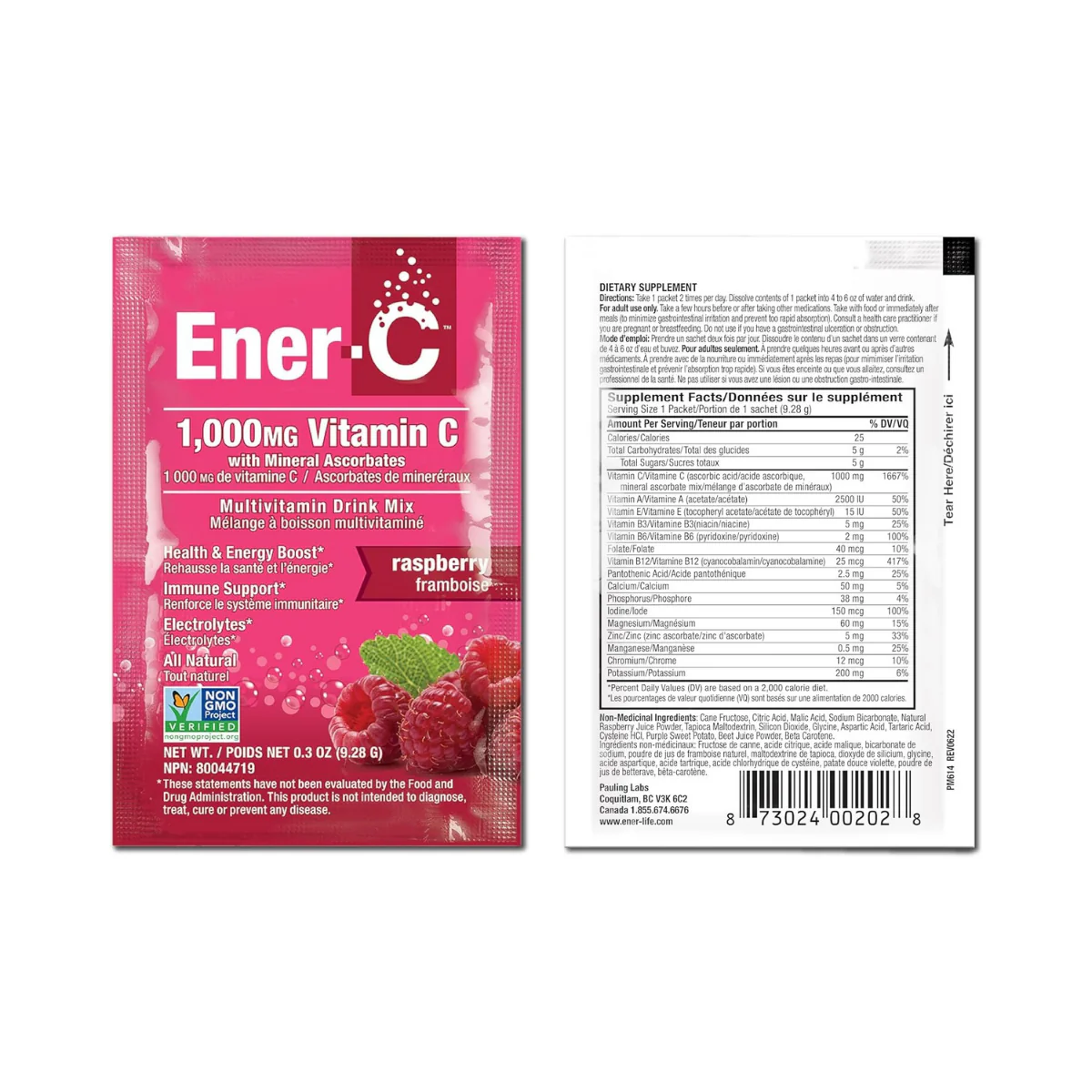 ENERC Vit C Raspberry 30c - Image 2