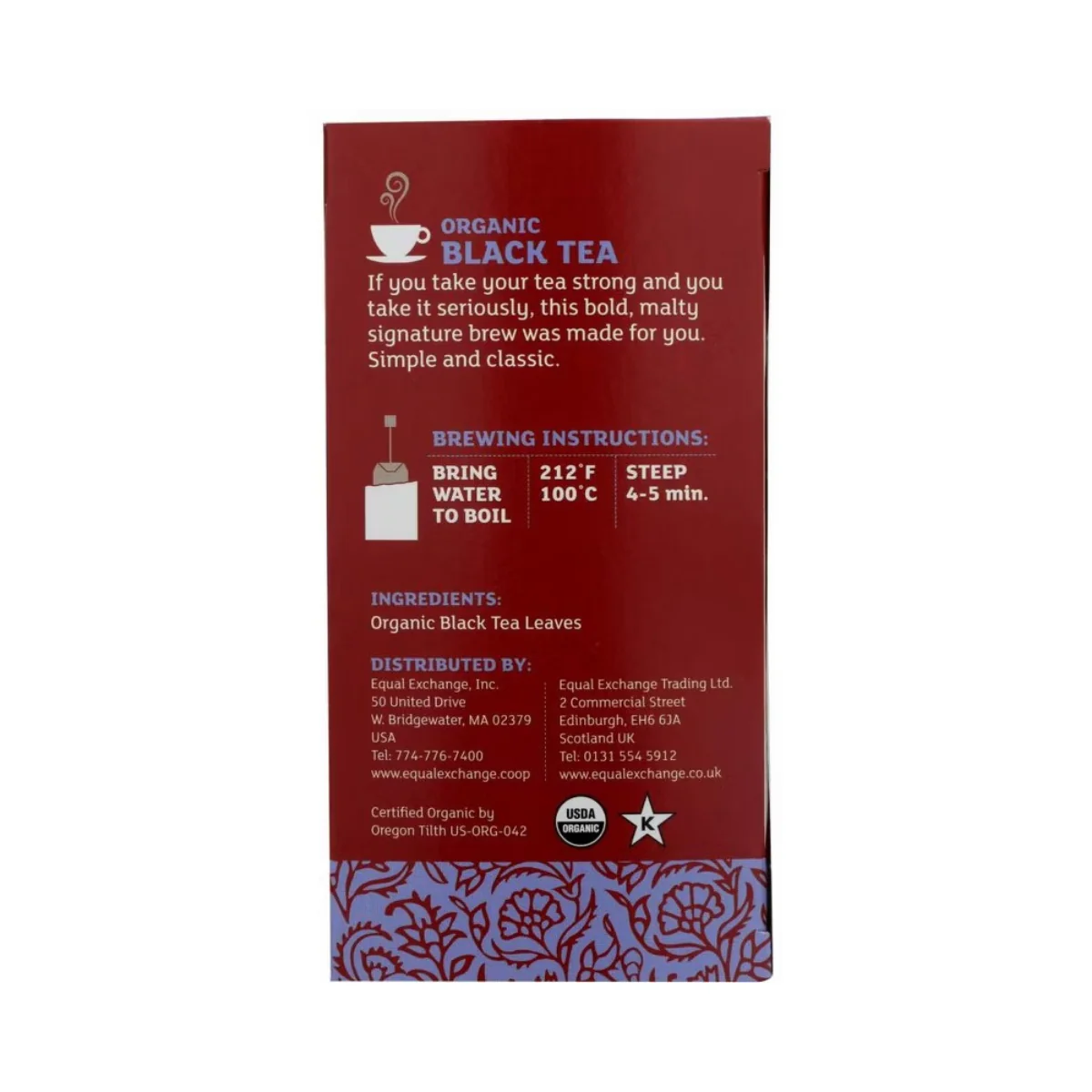 Equal Exchange Organic Black Tea 20c - Image 2