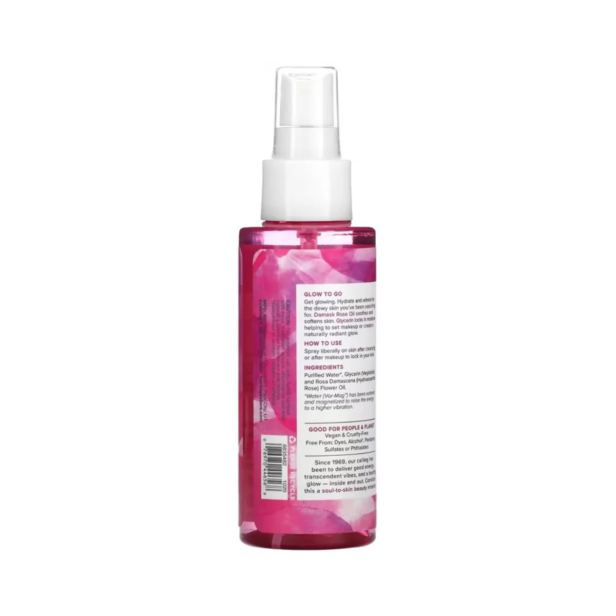 Heritage Store Rosewater and Glycerin Hydrating Facial Mist 4fl oz - Image 2