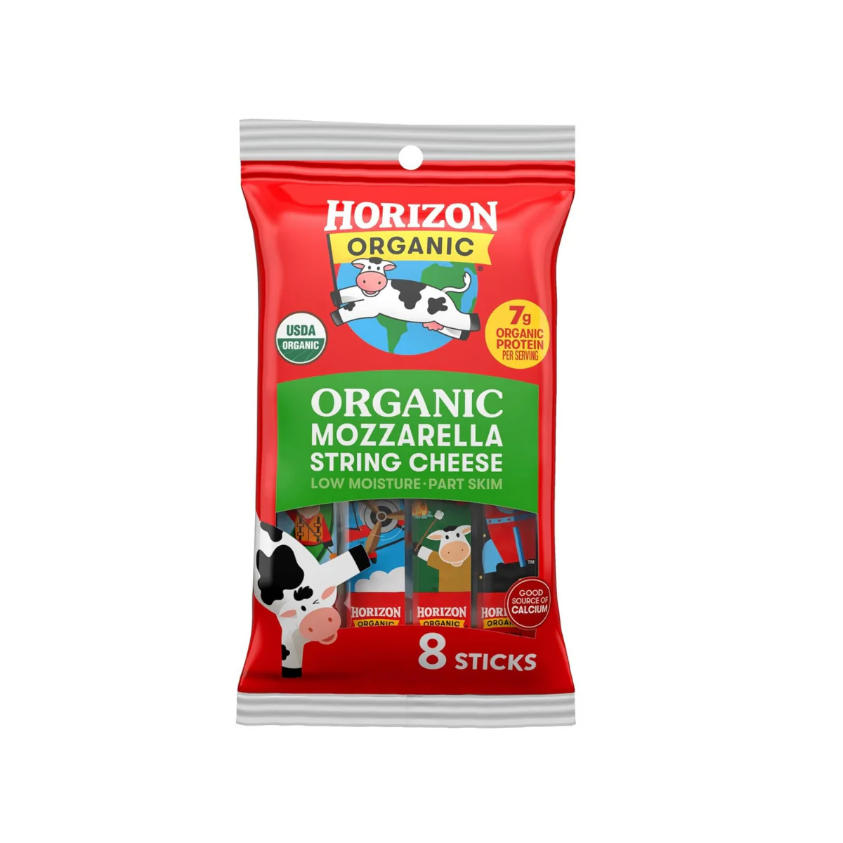 Horizon Organic Mozzarella String Cheese 8c