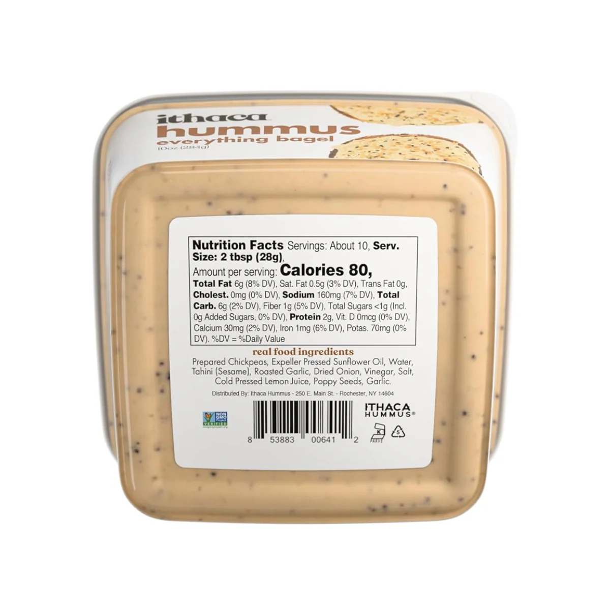 Ithaca Hummus Everything Bagel 10oz - Image 2