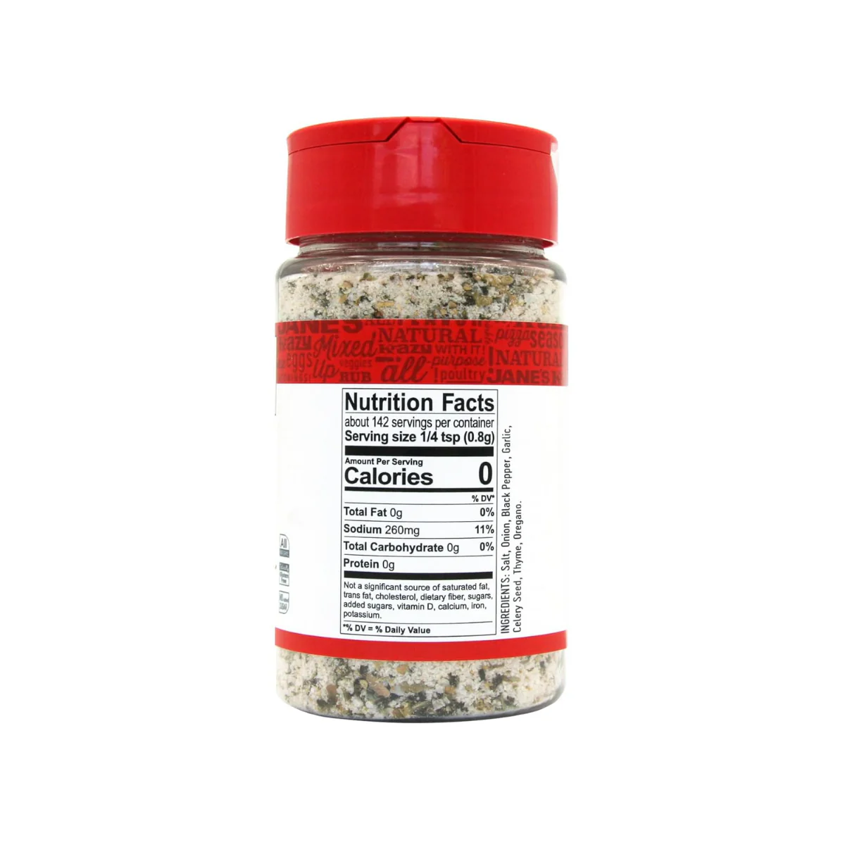 Jane's Krazy Seasonings Original Mixed-Up Salt 4oz - Image 2
