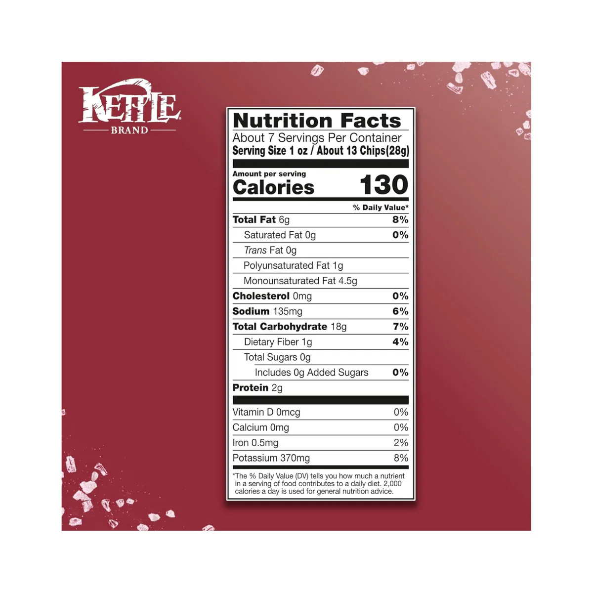 KETTLE Chip Potato Salt H - Image 2