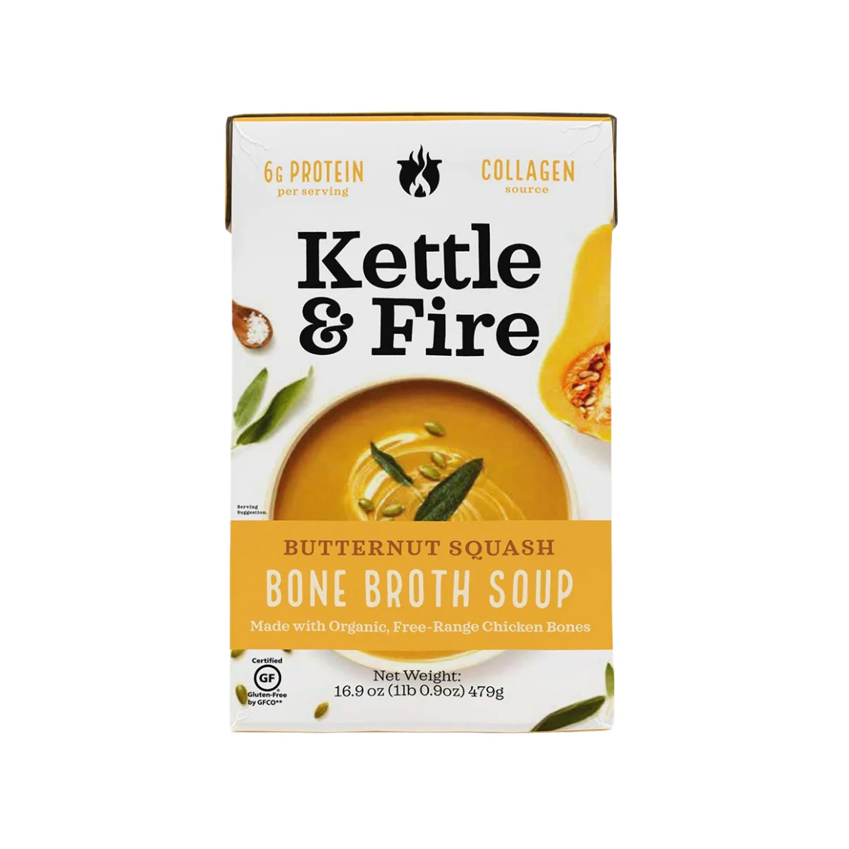 Kettle & Fire Soup Butternut Squash 16.9 oz