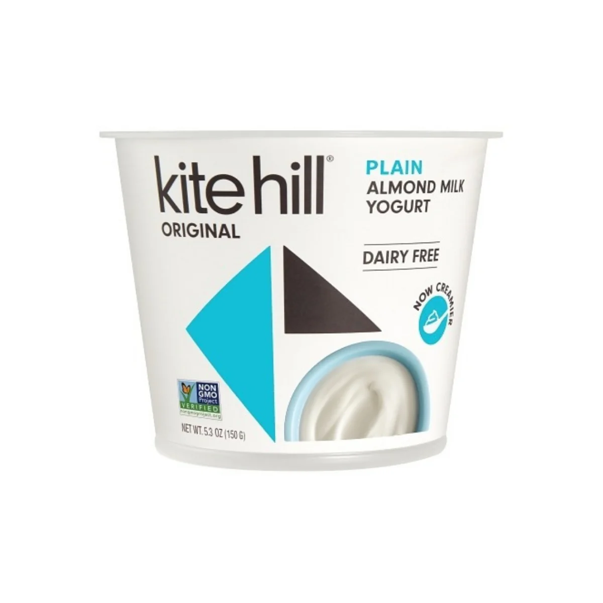 Kite Hill Dairy Free Original Style Plain Almond Milk Yogurt 5.3oz