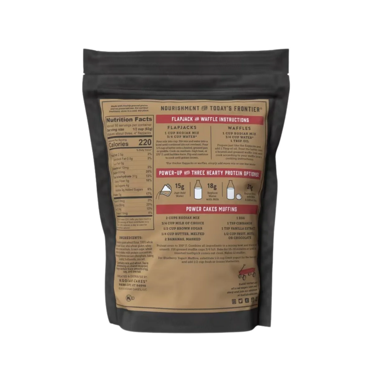 Kodiak Protein-Packed Buttermilk Flapjack & Waffle Mix Grizzly Size 36oz - Image 2
