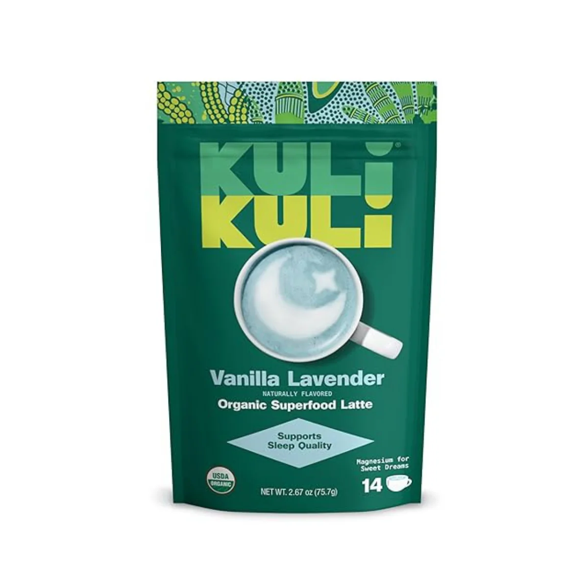 Kuli Kuli Organic Superfood Latte Vanilla Lavender 2.67oz