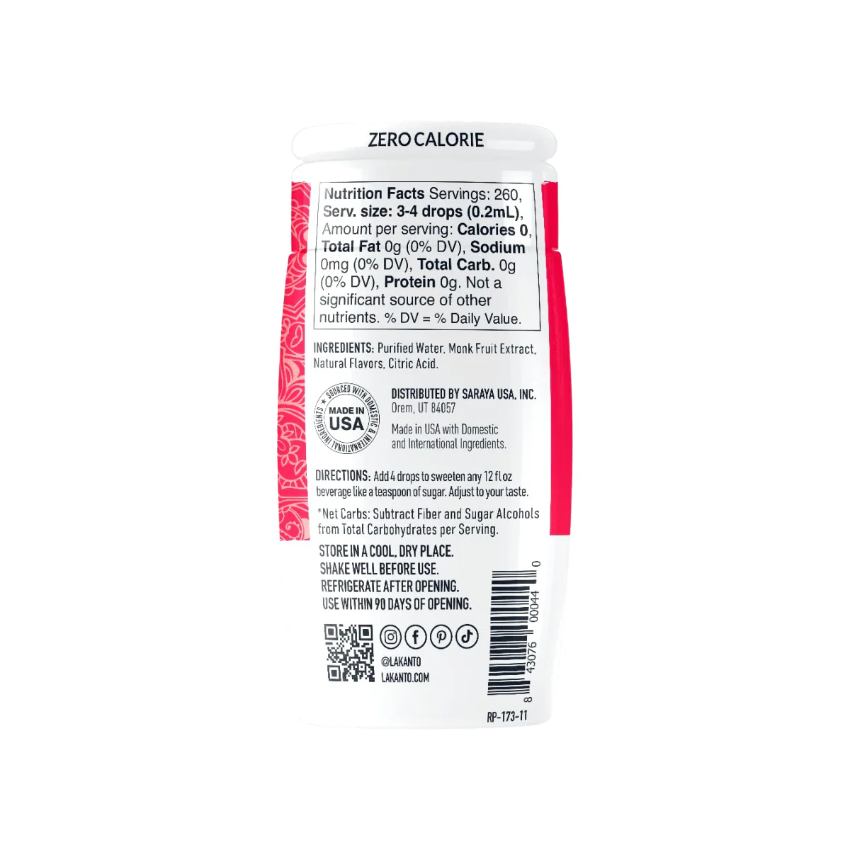 Lakanto Monk Fruit Extract Drops - Image 2