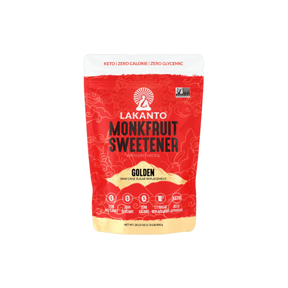 Lakanto Monkfruit Sweetener with Erythritol Golden 28.22oz