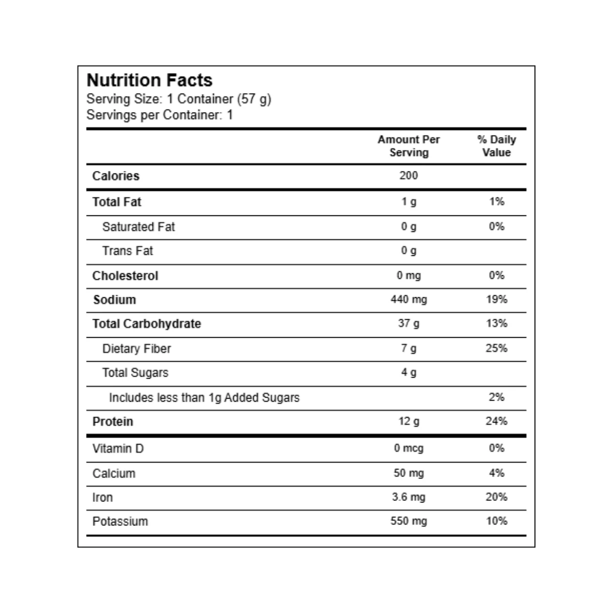 Lentiful Instant Lentils Homestyle Chili GF 2.1oz - Image 2