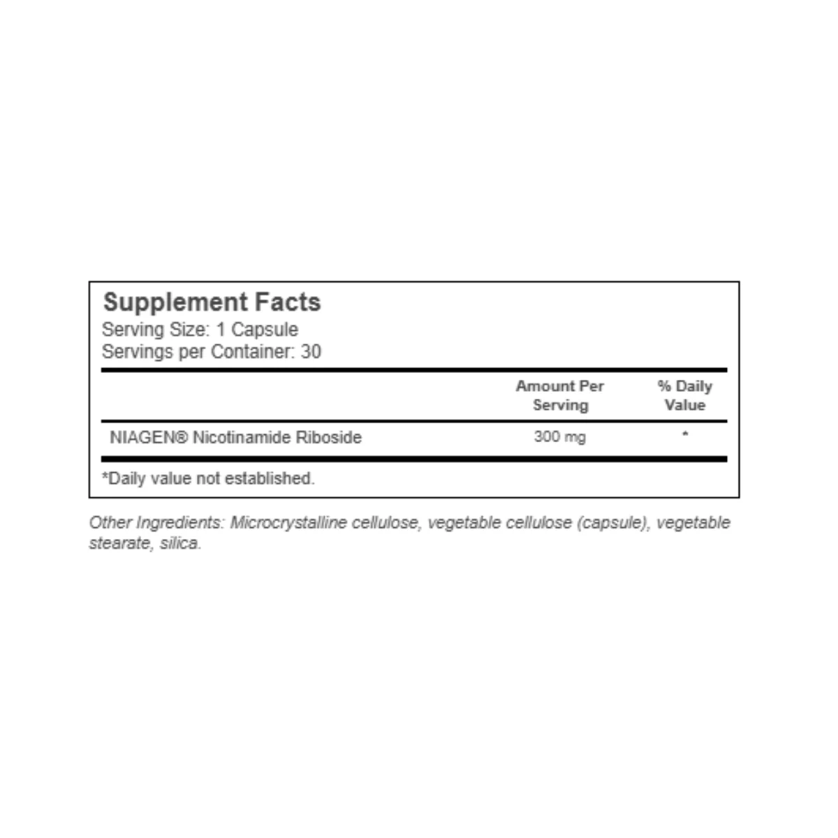 Life Extension NAD+ Cell Regenerator Nicotinamide Riboside 300mg 30c - Image 2
