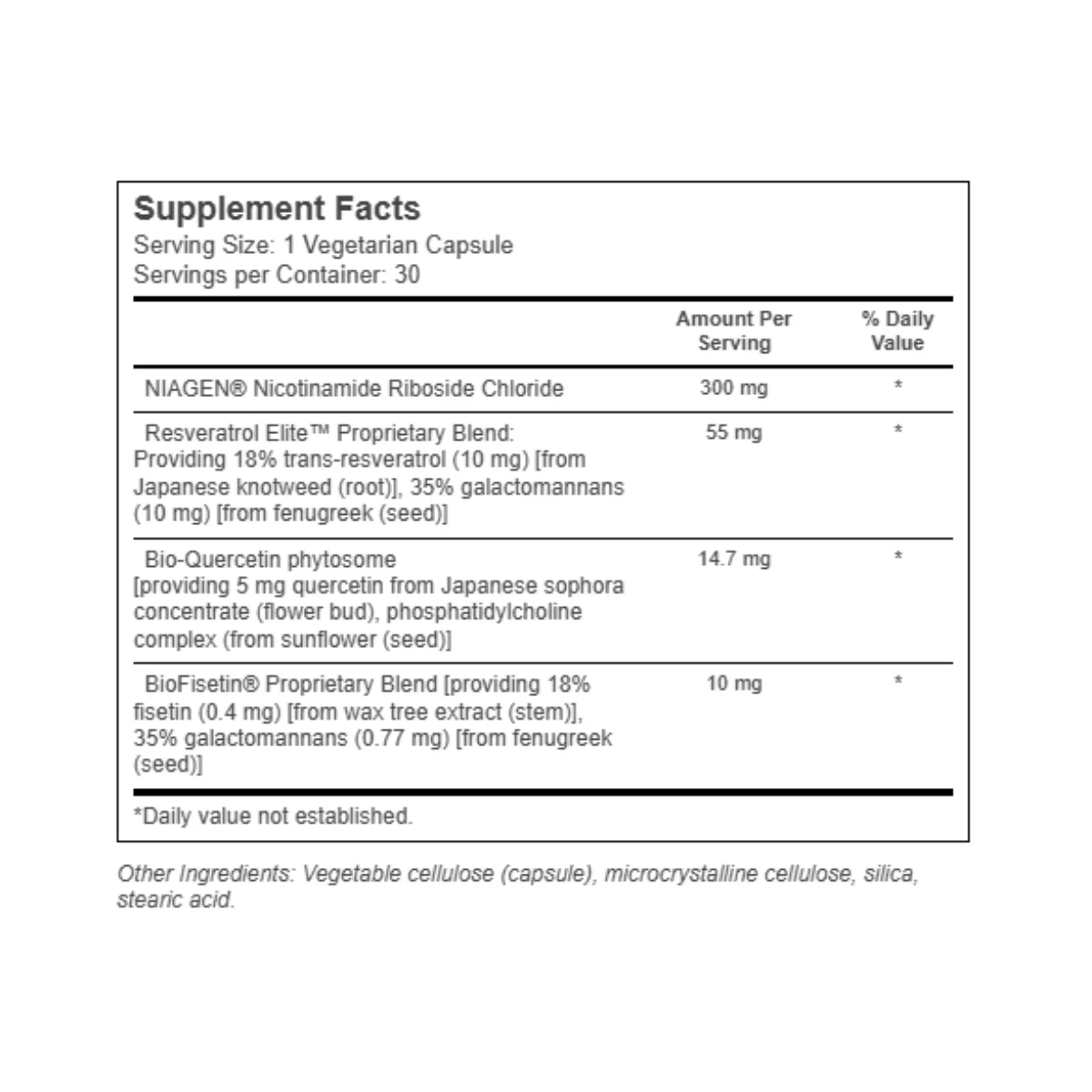 Life Extension Optimized NAD+ Cell Regenerator and Resveratrol Elite V 30c - Image 2