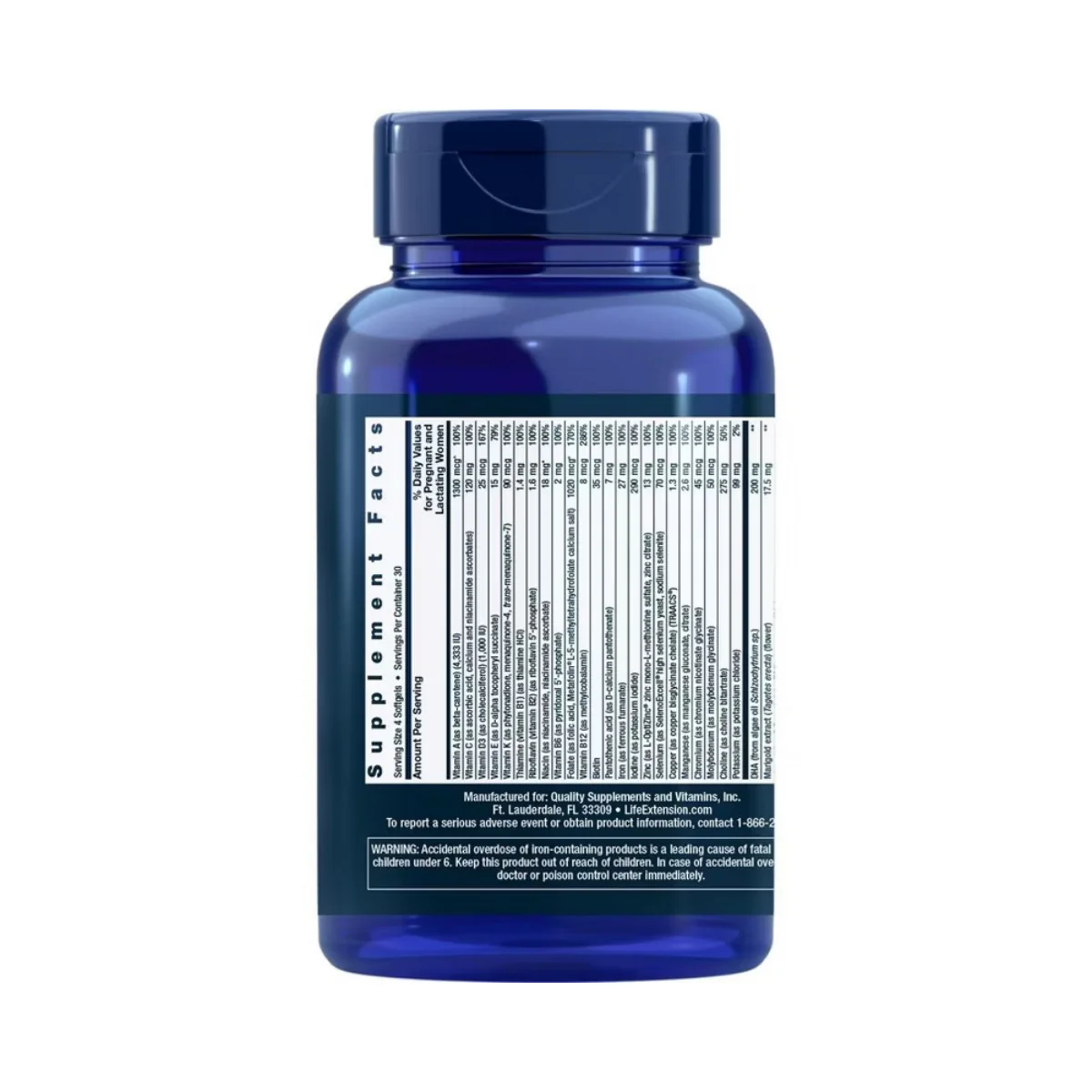 Life Extension Prenatal Advantage 120c - Image 2