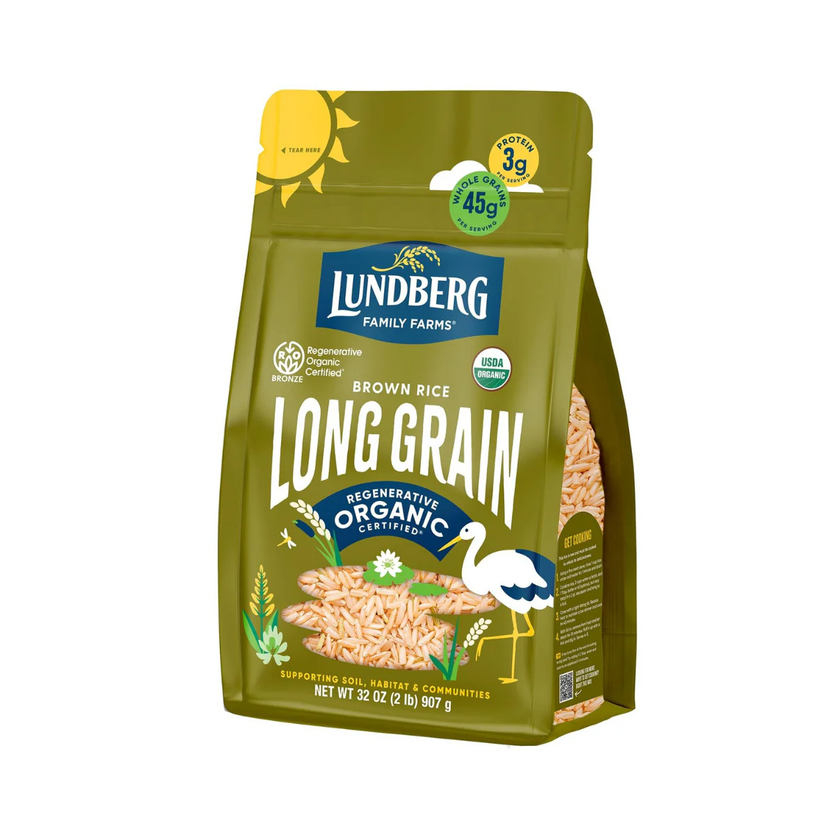 Lundberg Family Farms Org Long Grain Brown Rice 32oz