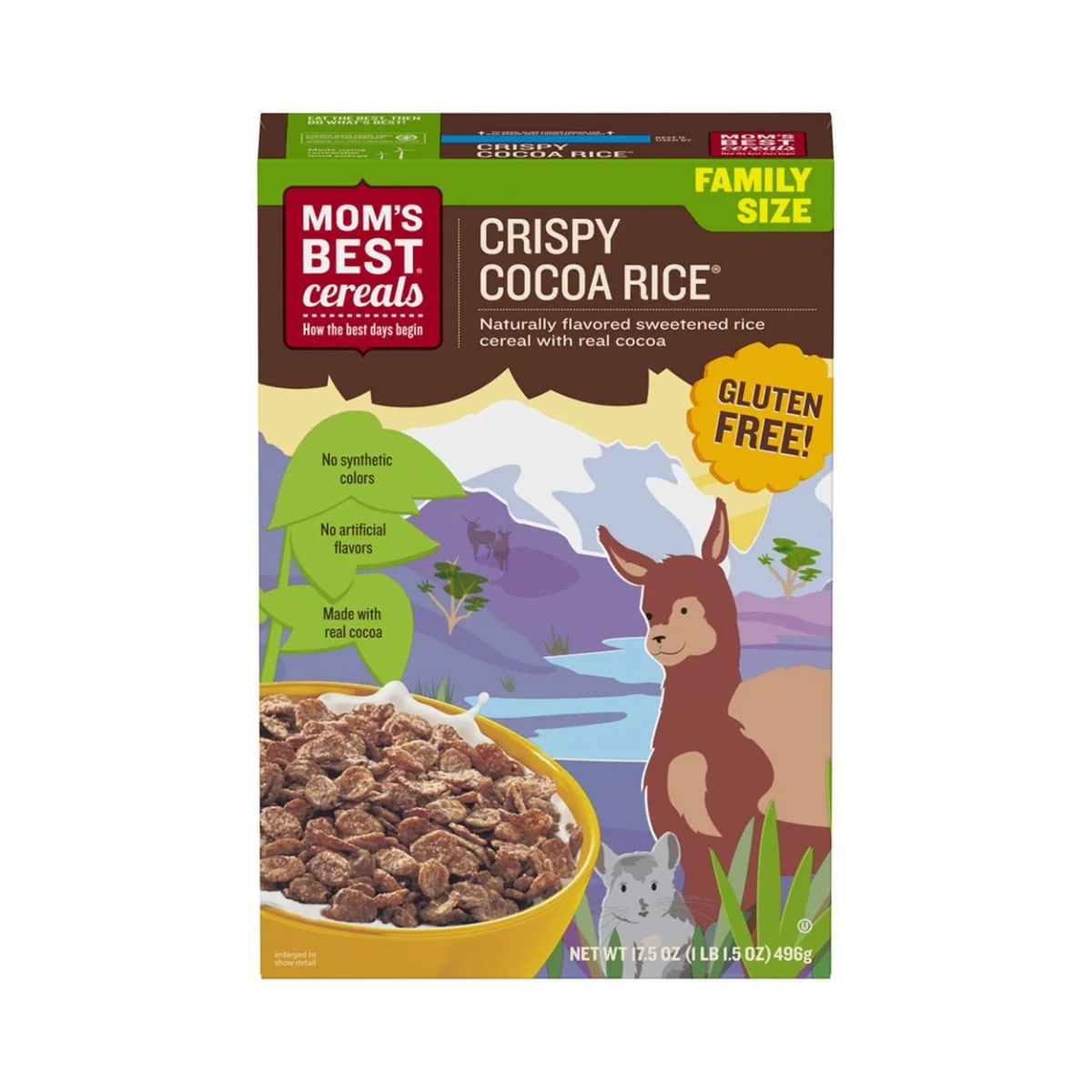 Mom's Best Naturals Cereal Crispy Cocoa Rice 17.5 oz