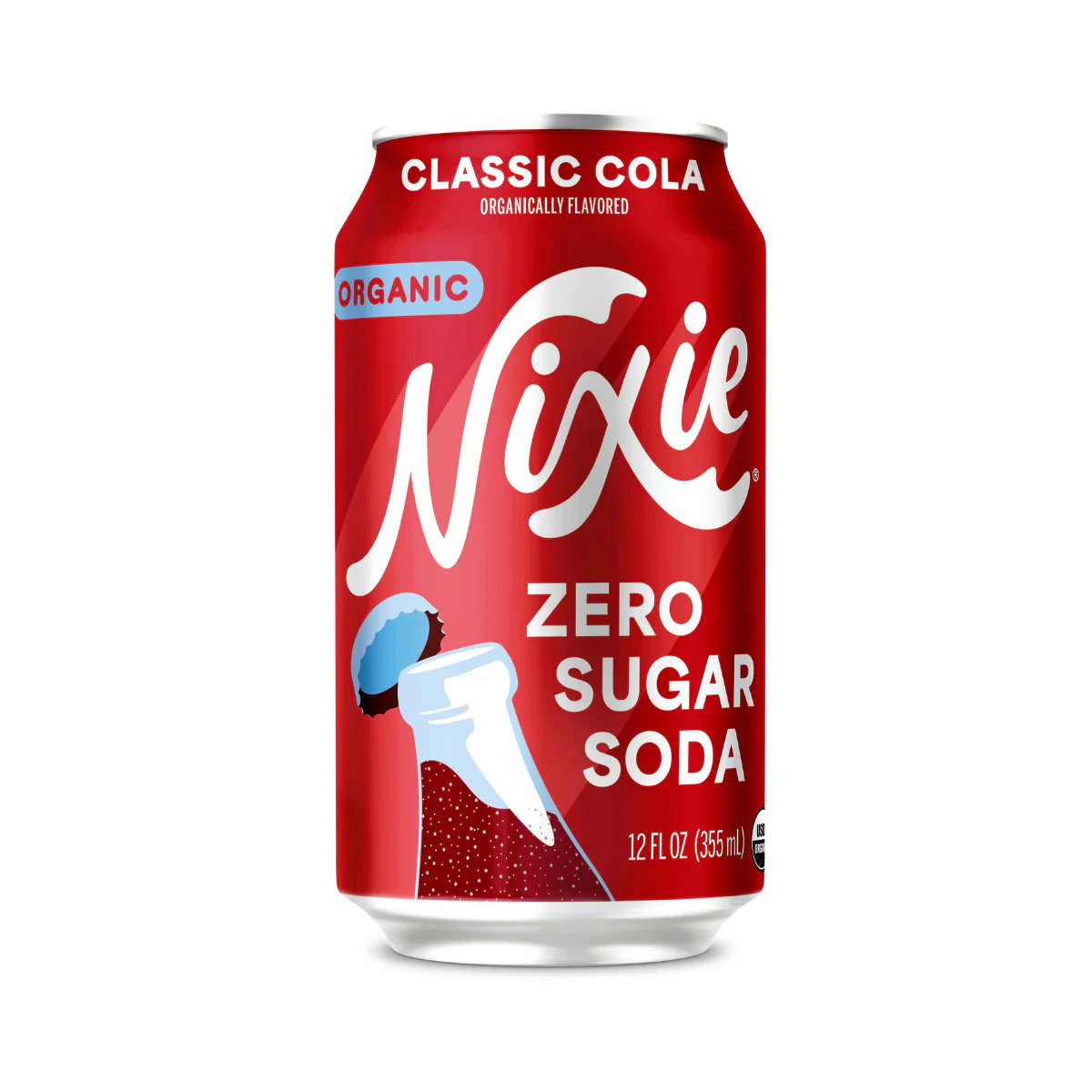 Nixie Organic Zero Sugar Classic Cola 12oz