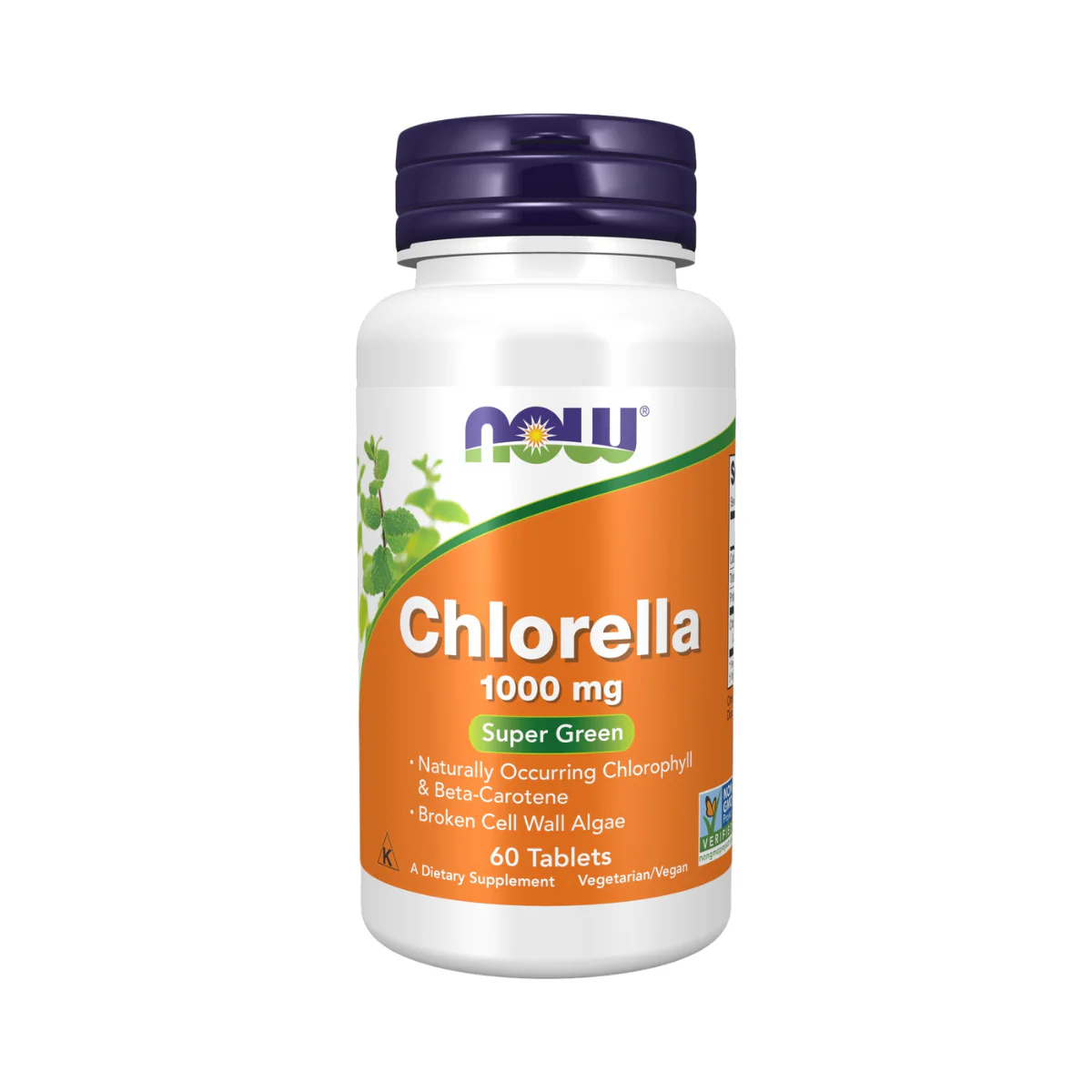 Now Chlorella 1000 mg 60c