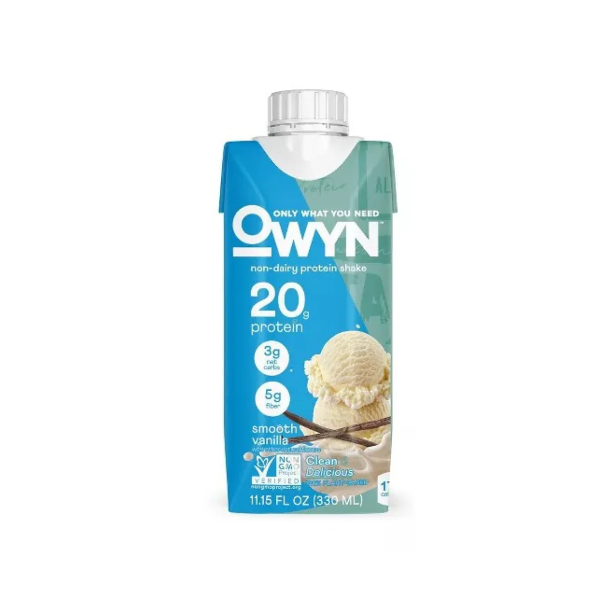 Owyn 20g Dairy Free Protein Shake Smooth Vanilla 4c - Image 3