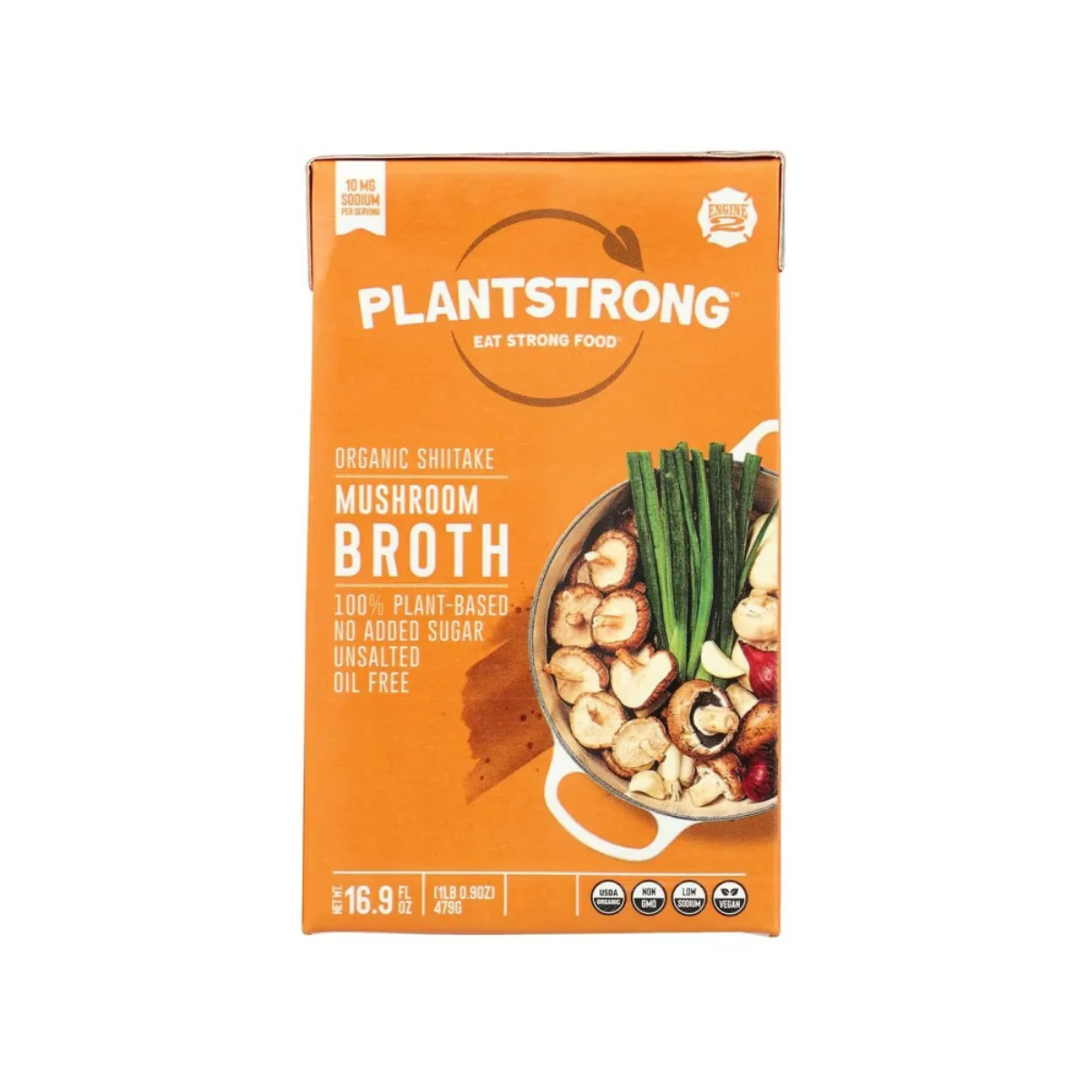 Plantstrong Organic Shiitake Mushroom Broth 16.9oz