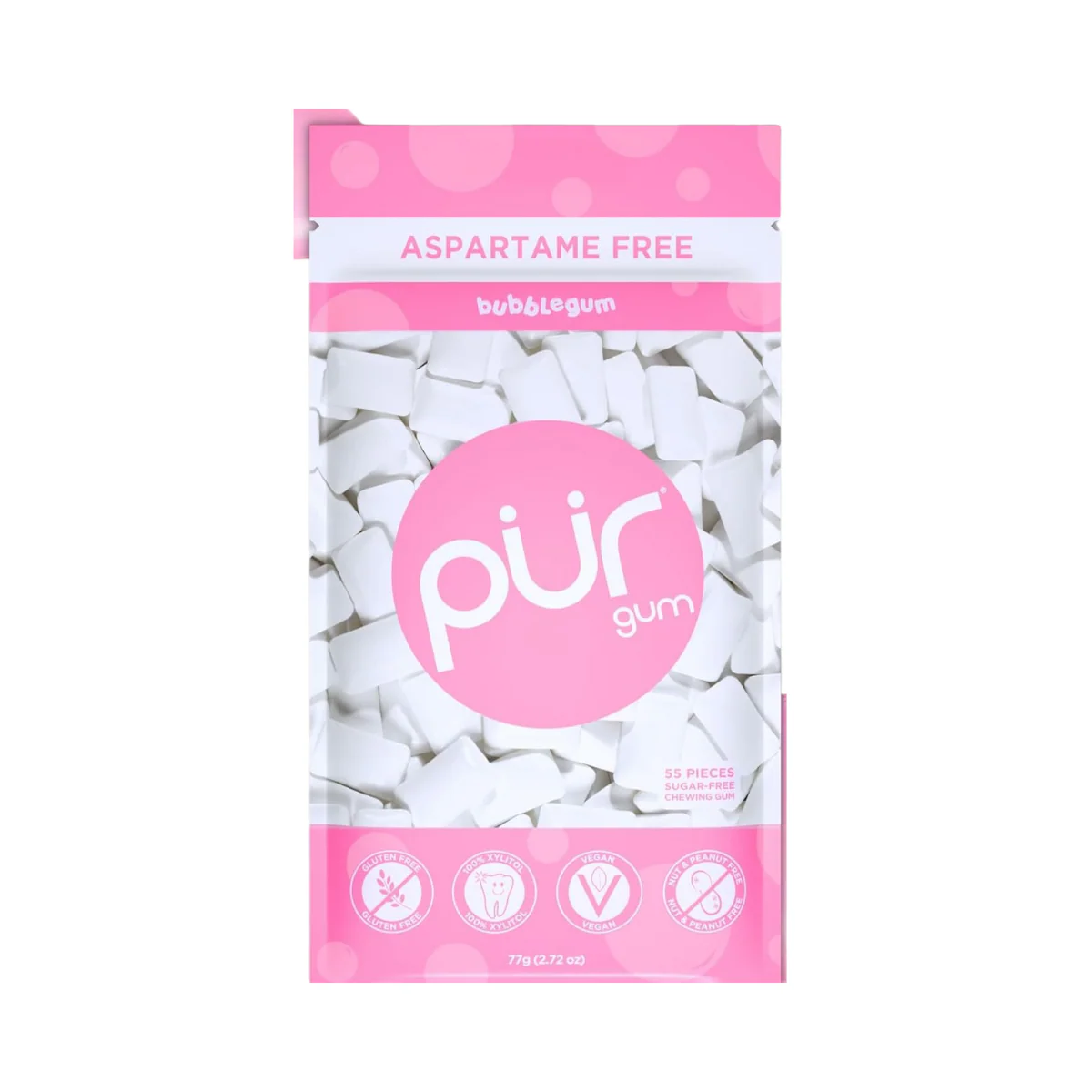 Pur Chicle Gum Bubblegum 2.72oz