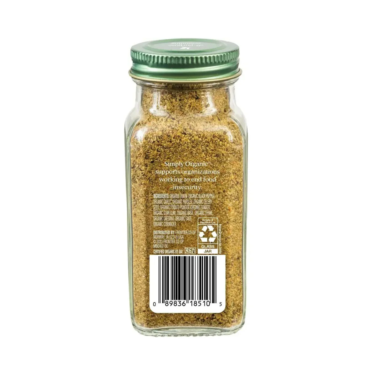 Simply Organic All-Purpose Seasoning 2.08oz - Image 2