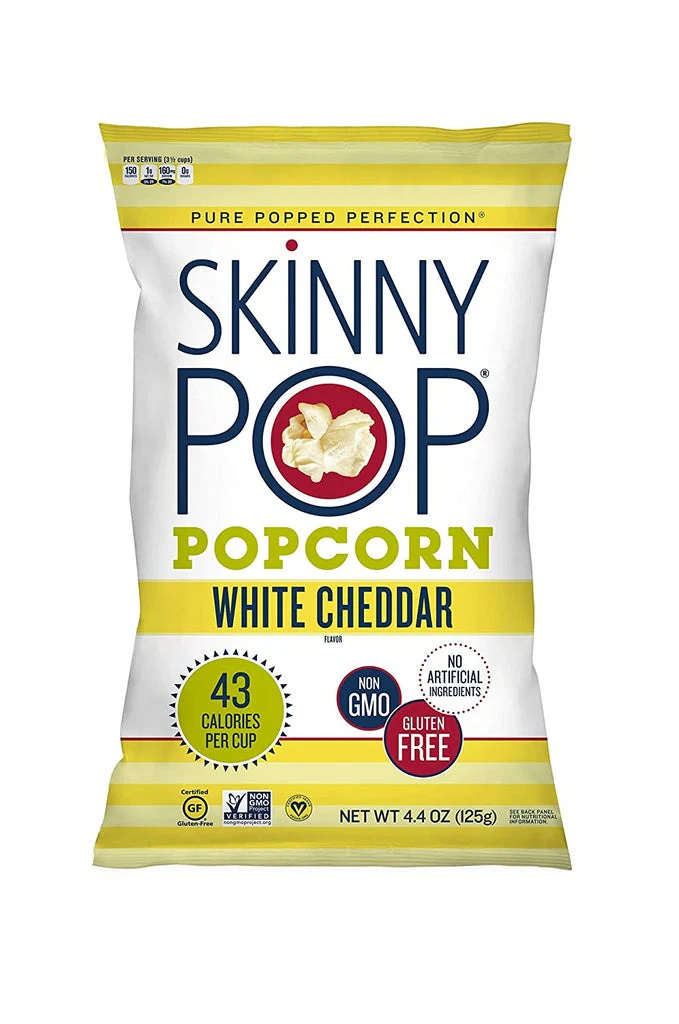 Skinny Pop White Cheddar Popped Popcorn 4.4oz