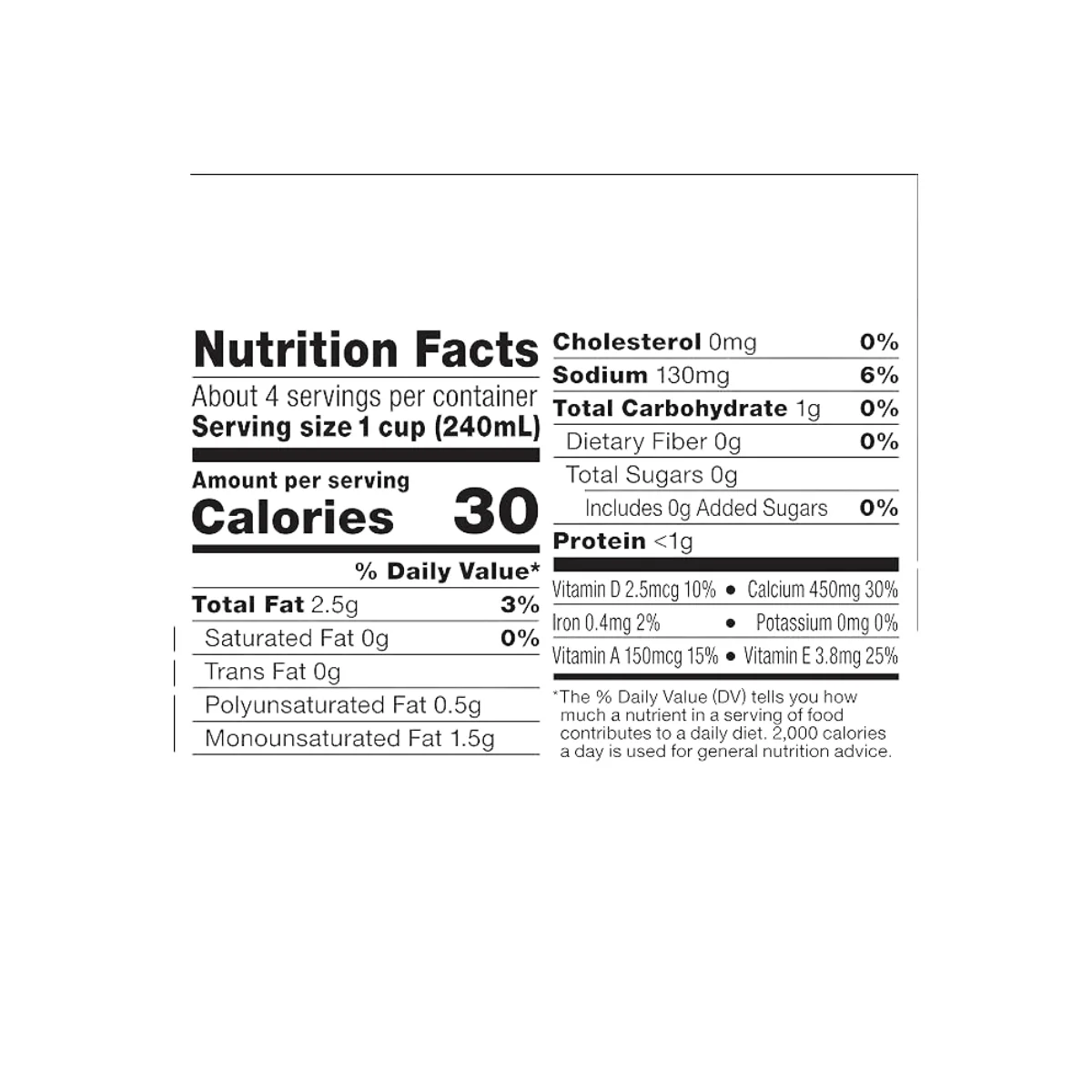 So Delicious Unsweetened Almondmilk 32oz - Image 2