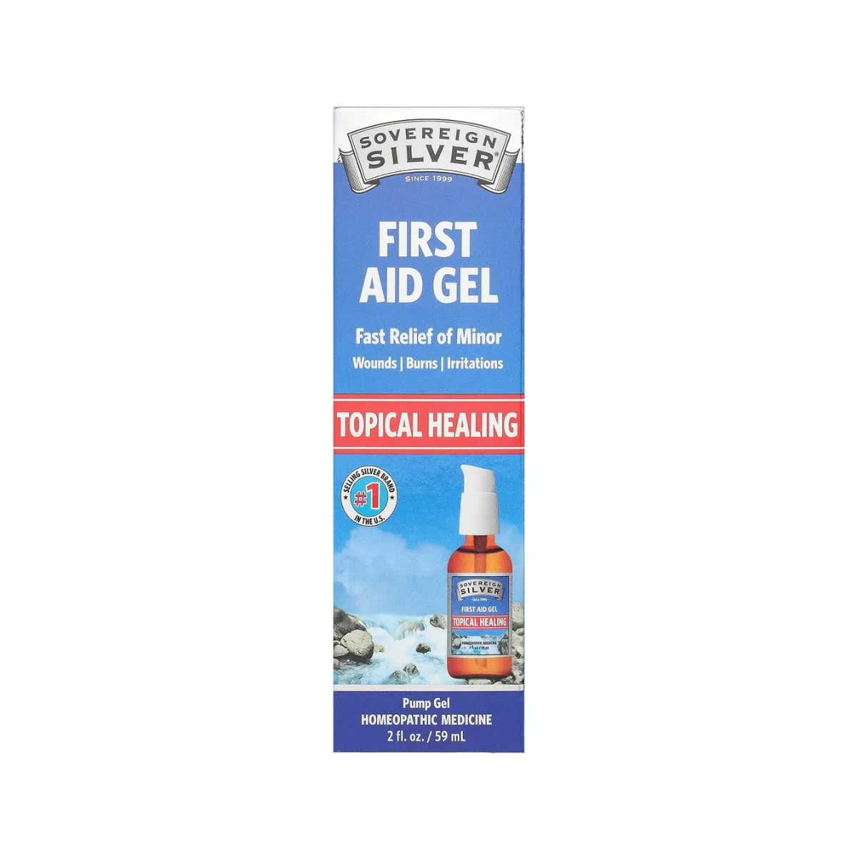 Sovereign Silver First Aid Gel 2fl oz