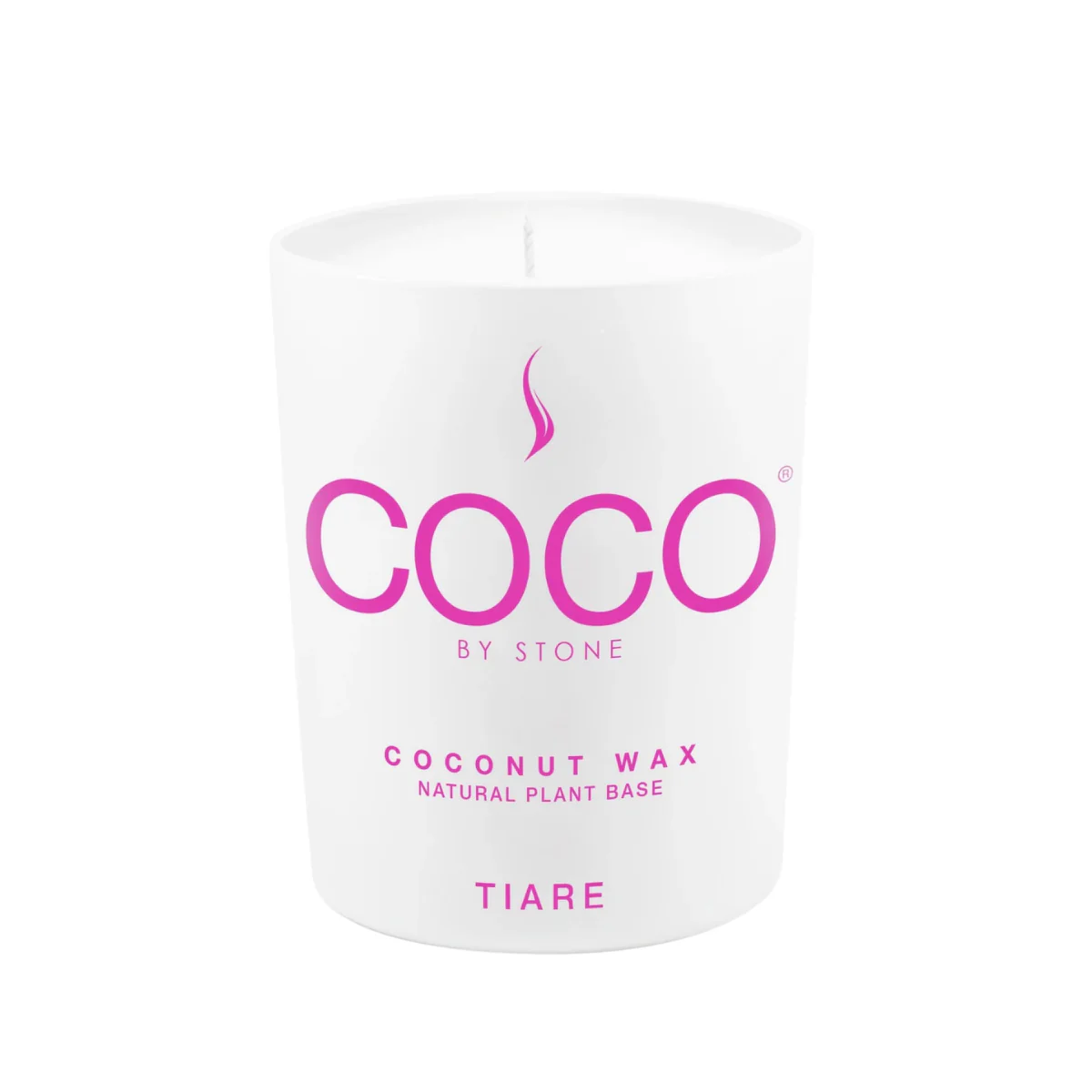 Stone Candle Coco Santal Natural Coconut Apricot Wax Candle 6.5oz